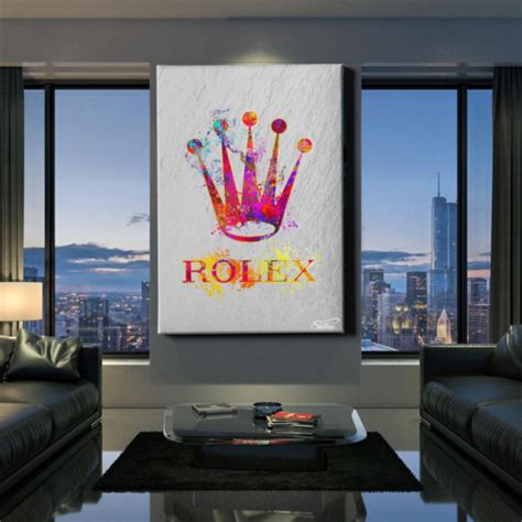 rolex wandbild